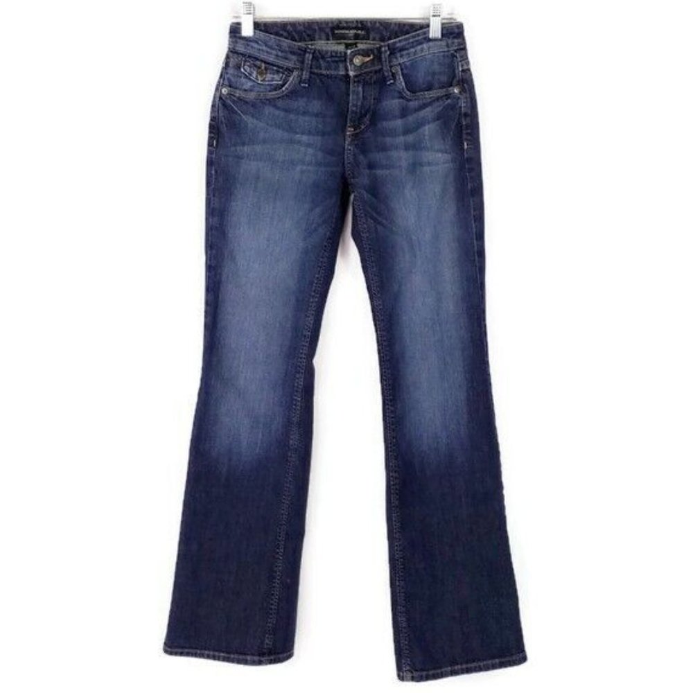 Banana Republic Factory Bootcut Jeans Womens 0 Medium Wash Y2K Denim